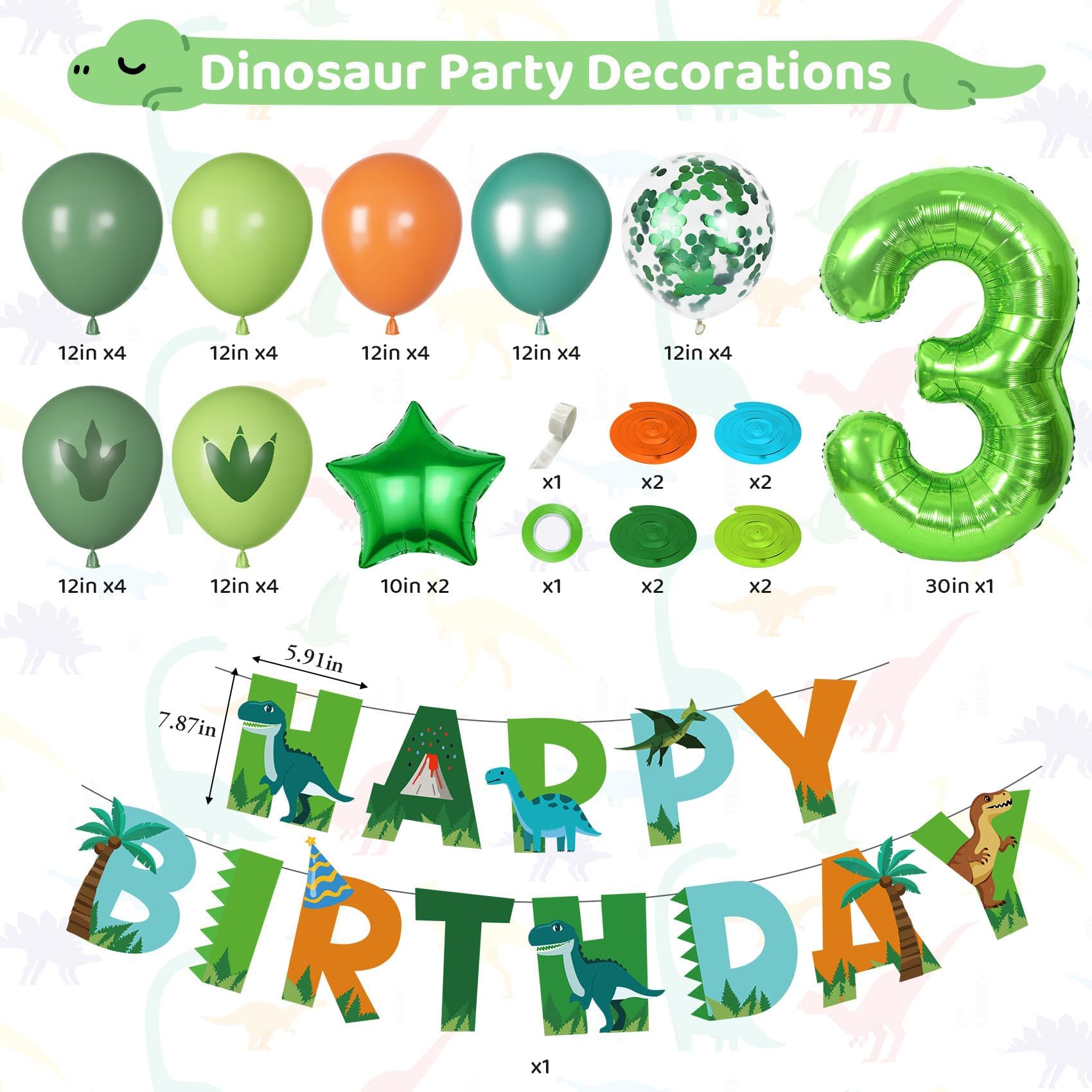 Amandir green-foil-star-balloons add sparkle to party decor.