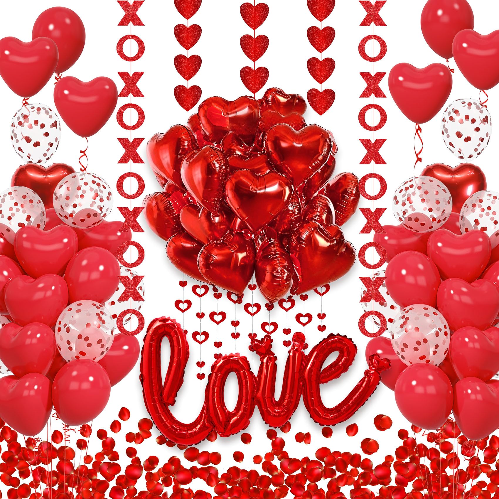 Amandir I Love You banner enhancing romantic decor and photo moments