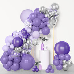Amandir metallic silver confetti balloons sparkle in festive decor.