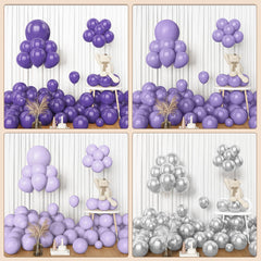 Amandir balloon garland assembly steps showcase easy decor setup.