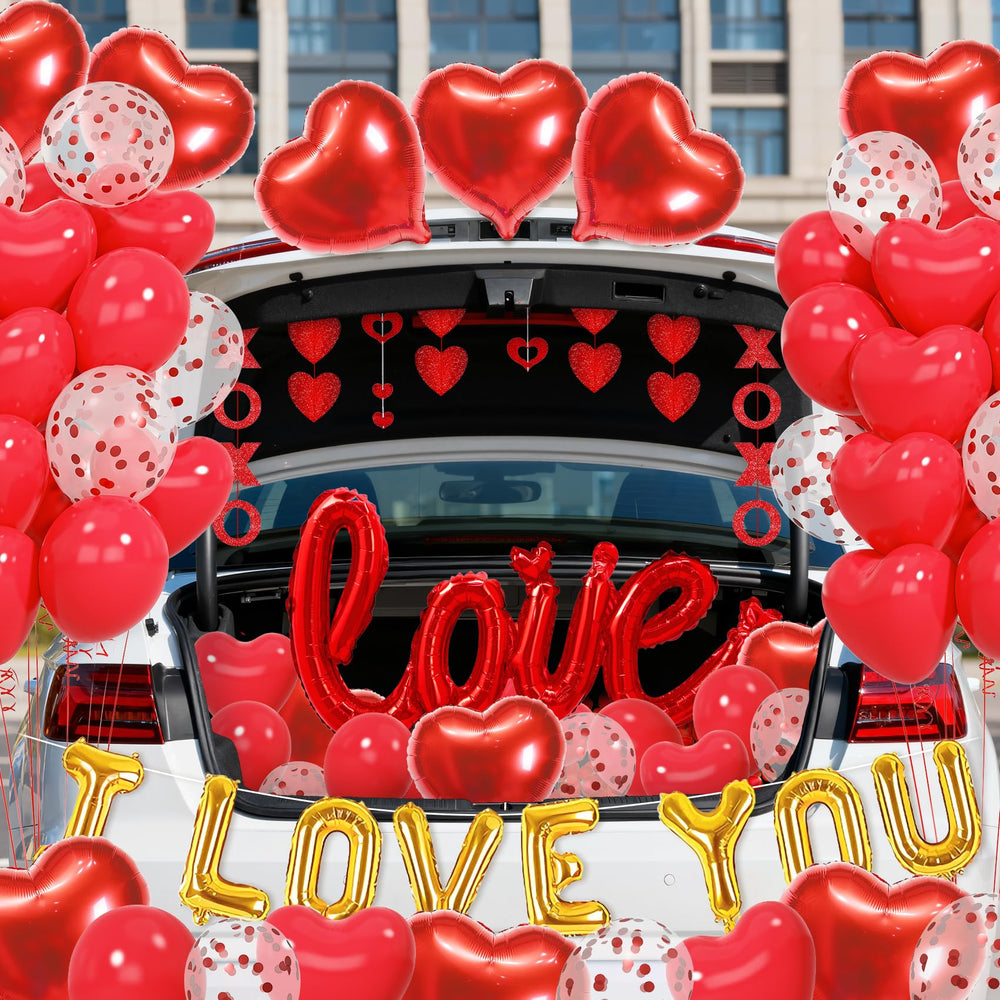 Amandir Valentines hanging strings add cascading romance to any setup