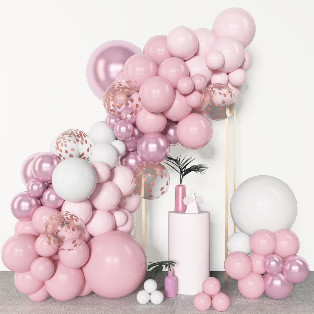 Amandir 10-inch white/pastel balloons for garland filler