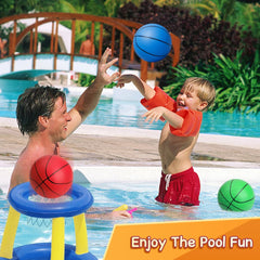 Amarlozn rainbow 3-pack foam balls for family games.