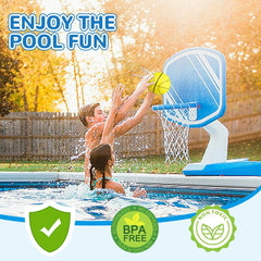 Amarlozn foam mini balls for pool hoops, soft and safe.