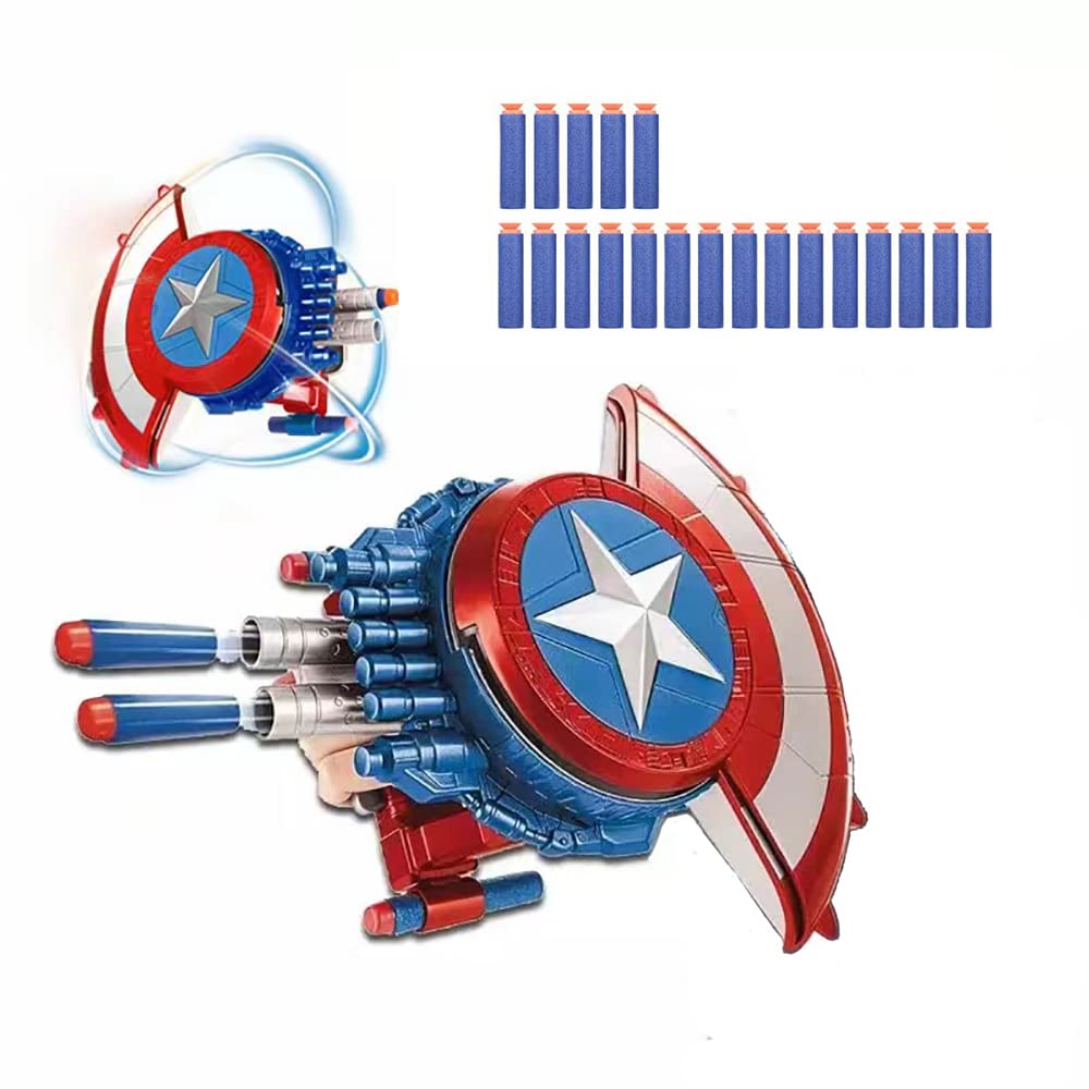 AMARONE Captain Dart Shield front view shows durable shield for safe imaginative play.