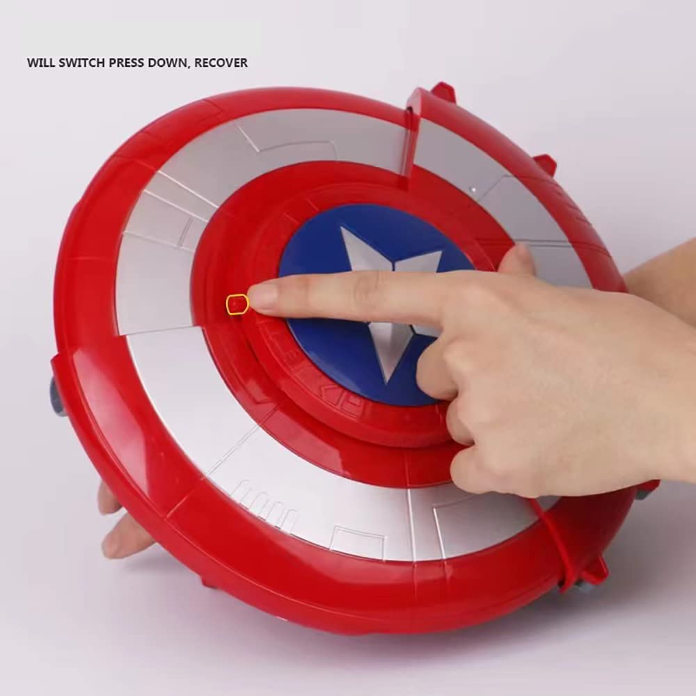 AMARONE Captain Dart Shield launcher in action demonstrates long-range excitement up to 7.8 meters.