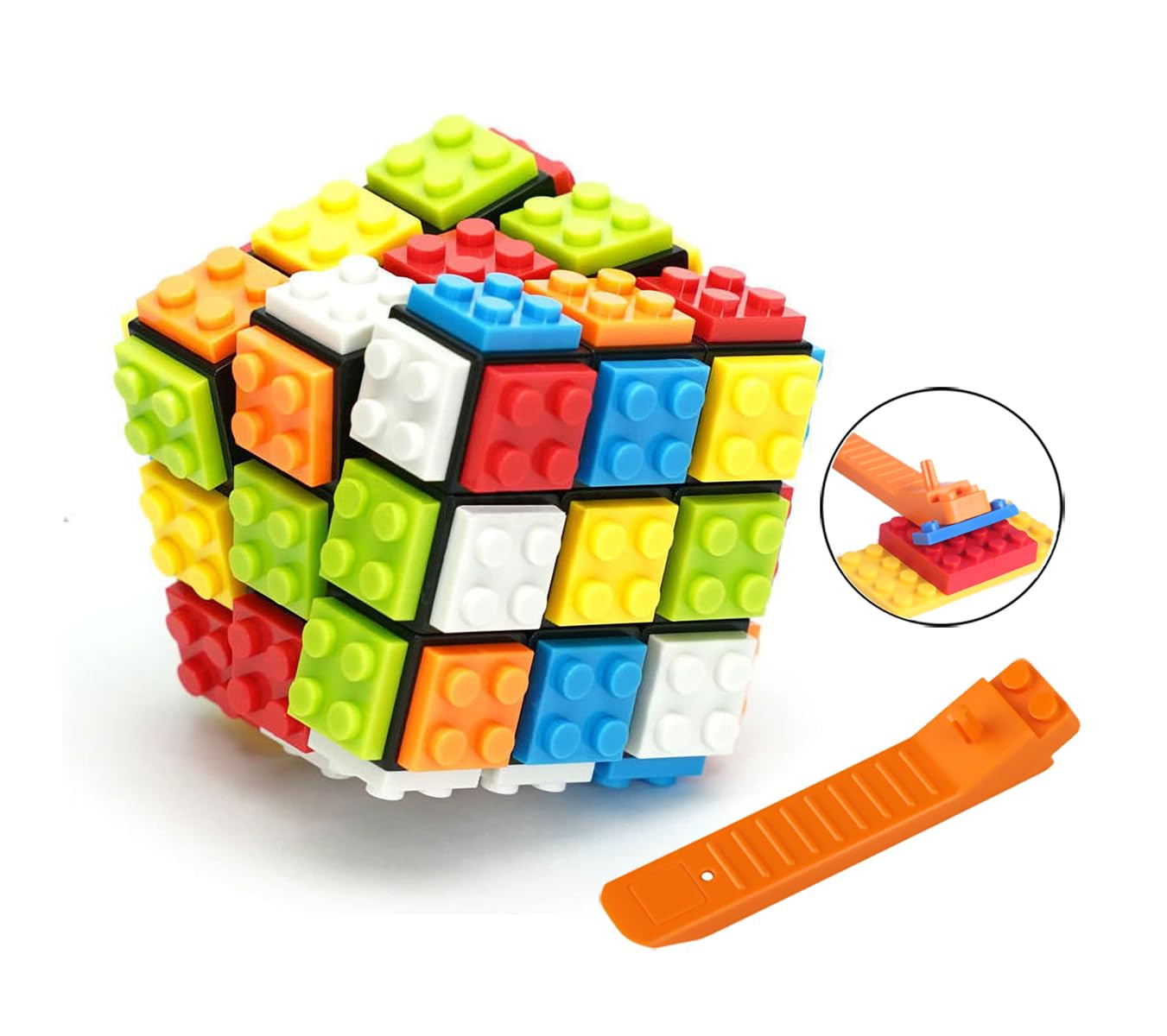 AMAZA 3x3 speed cube unboxing and display setup.