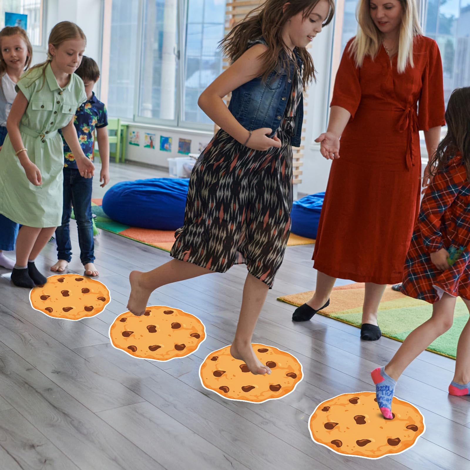 AmazingSpark frosted PVC cookie decal, non-toxic material suitable for indoor use.