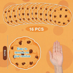 AmazingSpark large cookie sticker 8inch 16pack, bold visuals ideal for floor accents.