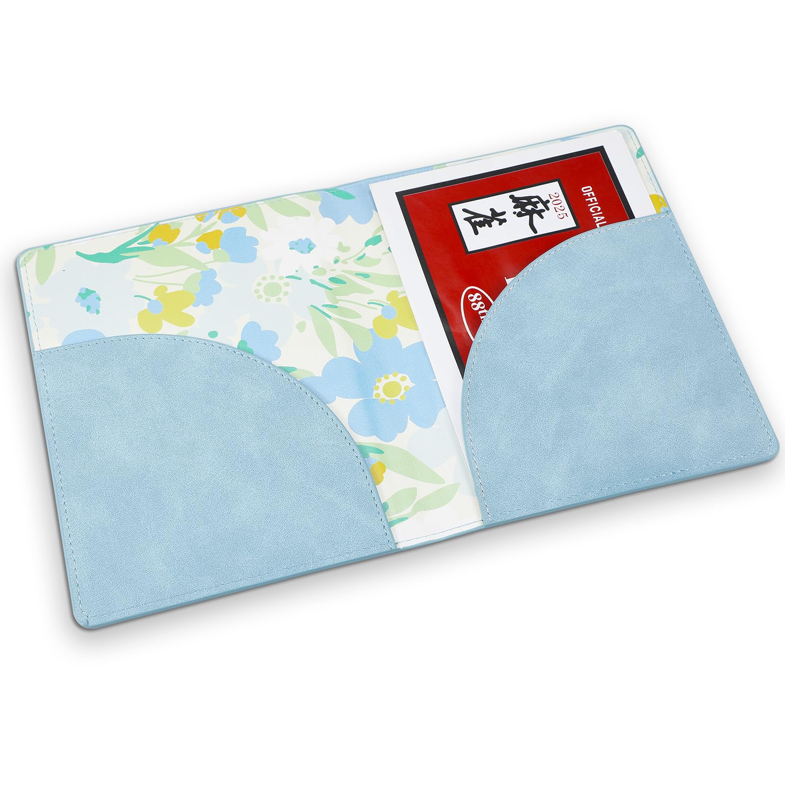 AmazingSpark Mahjong Card Sleeve with blue exterior protects cards during play