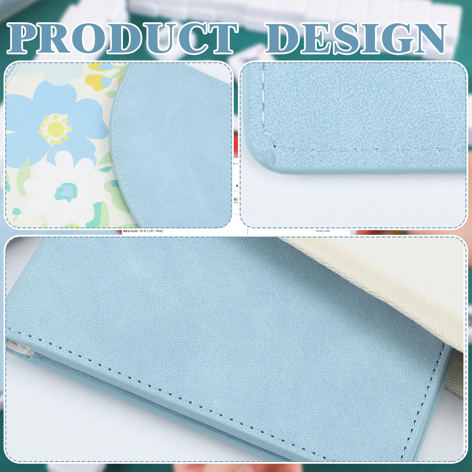 AmazingSpark PU leather material for durable, refined card protection