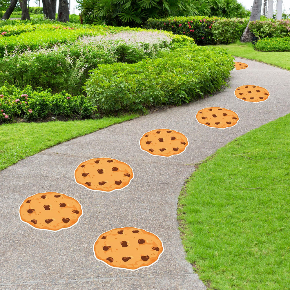 AmazingSpark milk and cookies decal for birthday parties, playful cookie motif enhances photo areas.