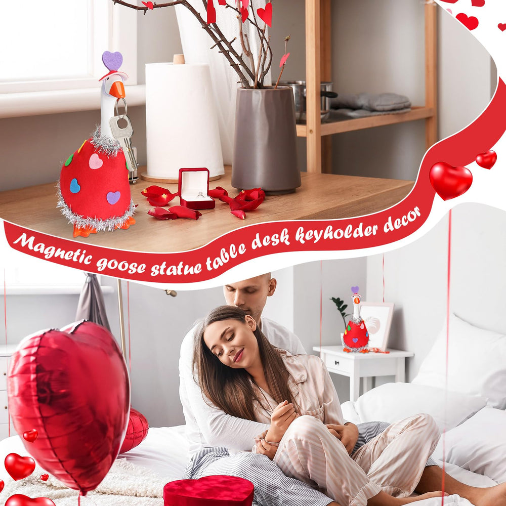 AmazingSpark 7-inch size ensures a snug fit on compatible magnetic goose statues.