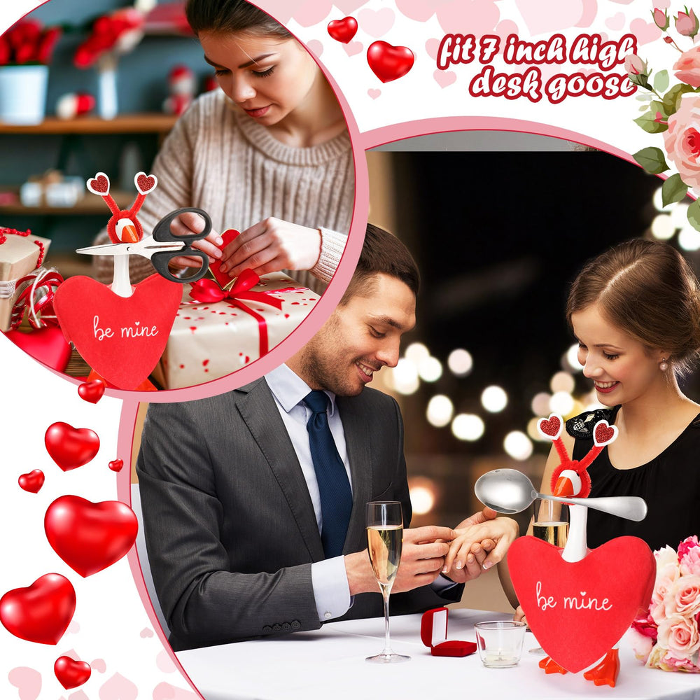 AmazingSpark romantic-desk-decor-goose-accessory brightens rooms from bedrooms to offices