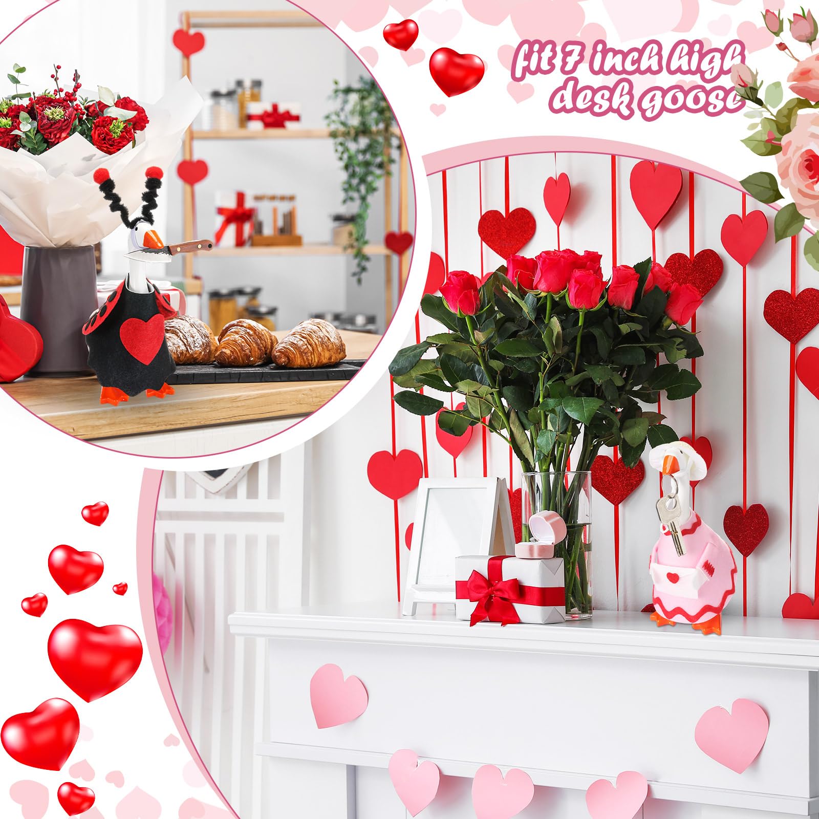 AmazingSpark heart crown headwear pairs with outfits for coordinated look
