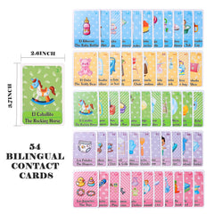 Ambercalm bingo deck of 54 cards supports up to 30 players