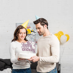 Ambishi party decoration topper for birthdays sparkles on celebration cakes