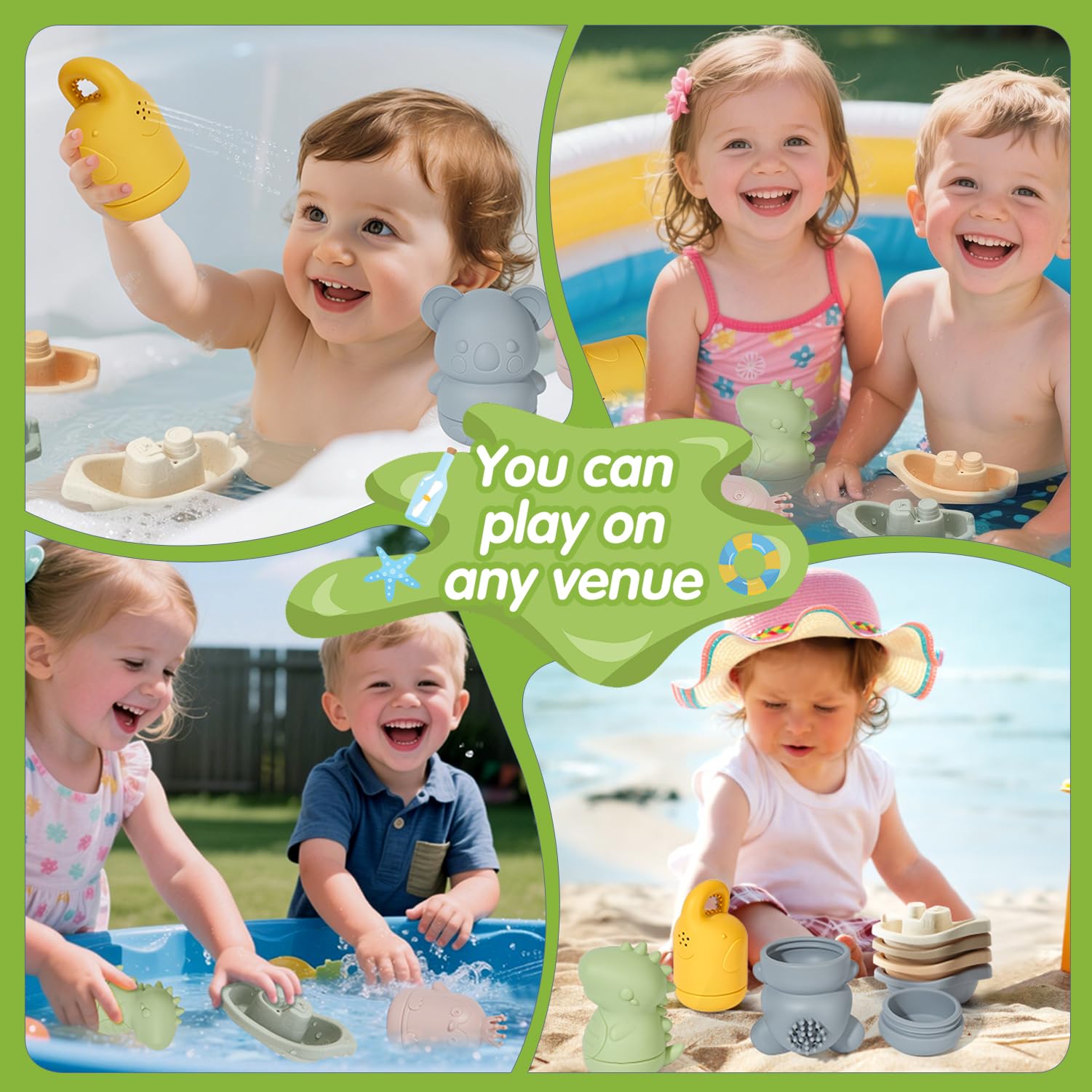 AMCHSURI bath toys in action showcase playful learning during tub time
