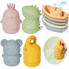 AMCHSURI elephant silicone bath toy for safe grip and tactile play