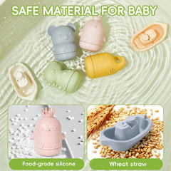 AMCHSURI penguin silicone bath toy adds cute engagement to bath routines