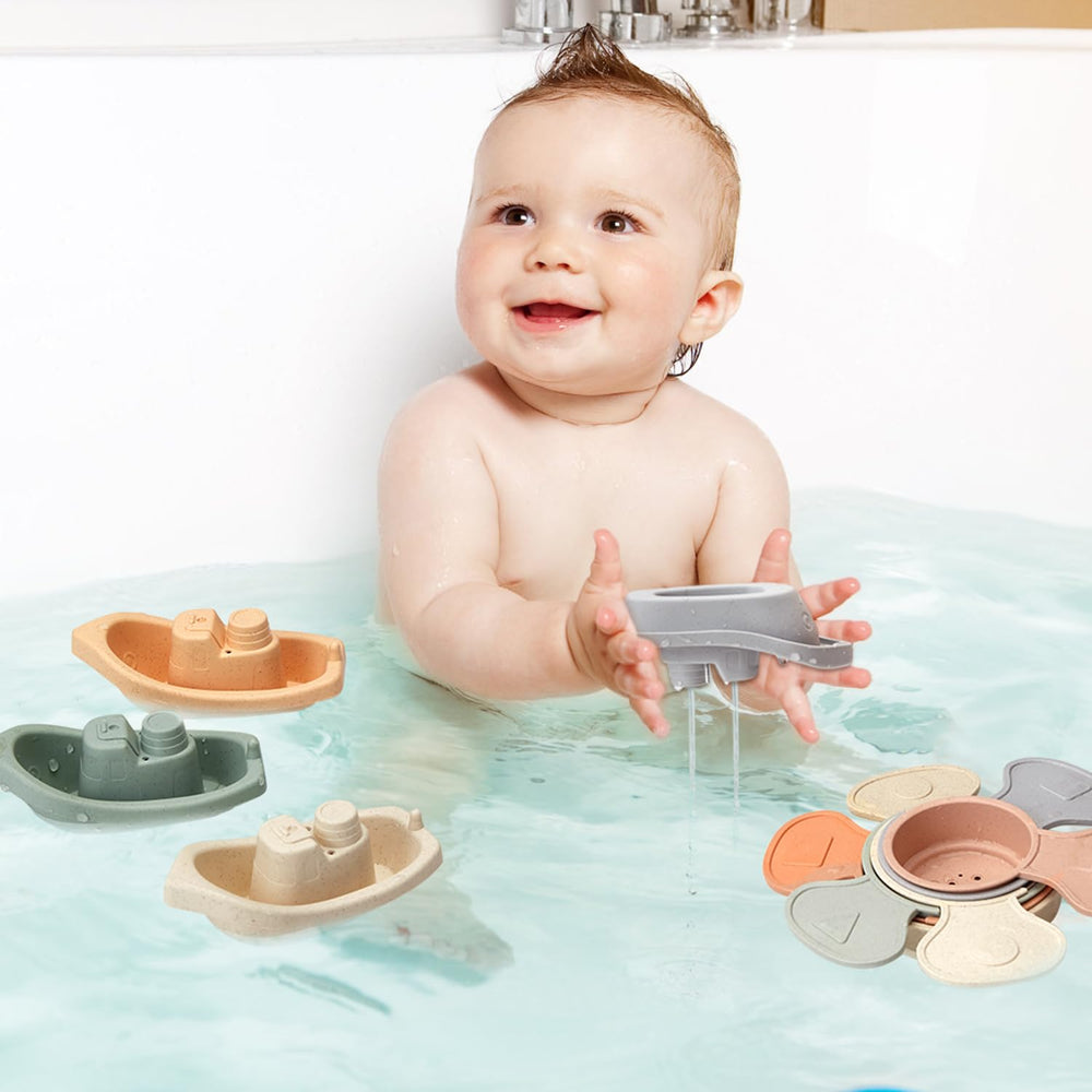 AMCHSURI colorful scoops help toddlers practice pouring and hand-eye coordination