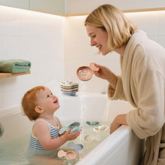 AMCHSURI education-focused bath time encourages exploration and pretend play