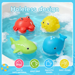AMCHSURI floating boats with drainage holes encourage water play
