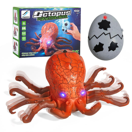 AMCHSURI remote control octopus with blue eyes for party pranks and wow factor