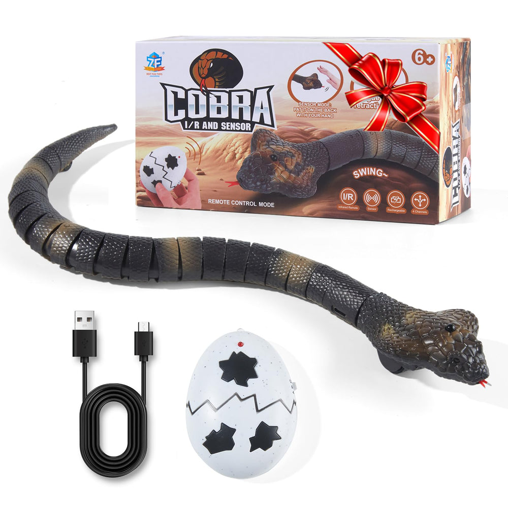 AMCHSURI remote control snake coils realistically for lifelike pranks.