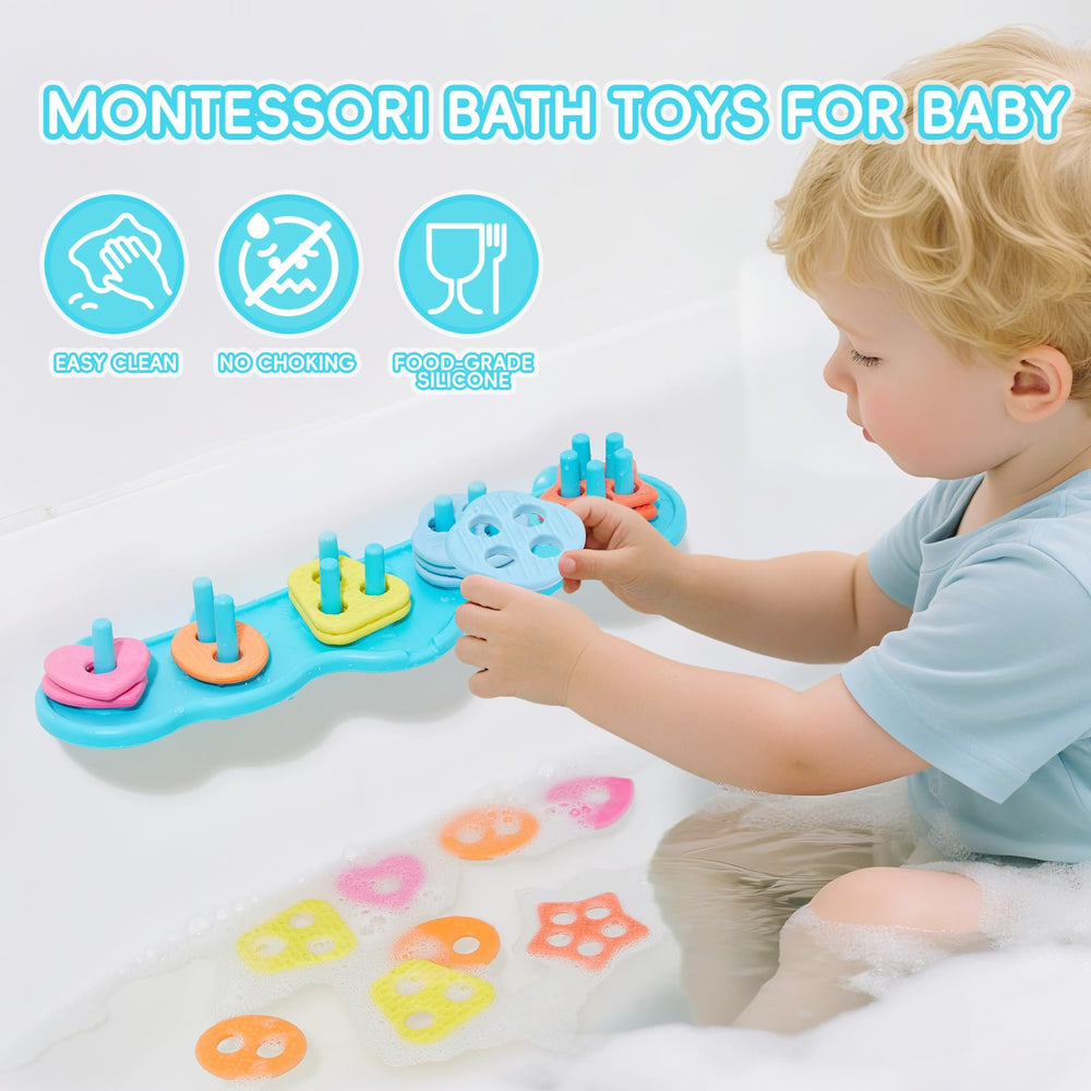 AMCHSURI silicone color-shape sorter for early learning