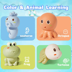 AMCHSURI squirting animal bath toy whale lets kids direct water with ease.