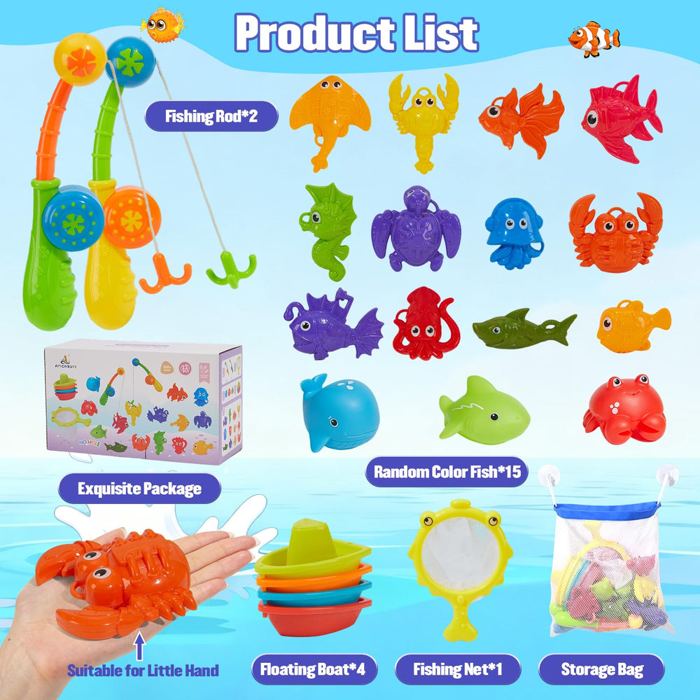 AMCHSURI mesh bag keeps toys dry, organized, and ready for next use.