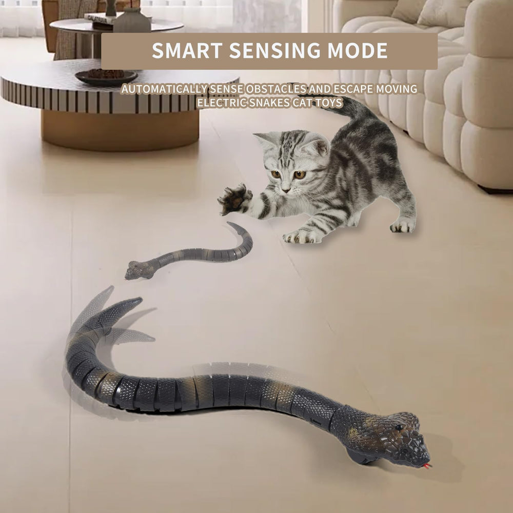 AMCHSURI USB charging port powers the 16-inch snake quickly.