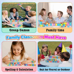 amdohai blocks closeup letters shows uppercase and lowercase set to boost early literacy