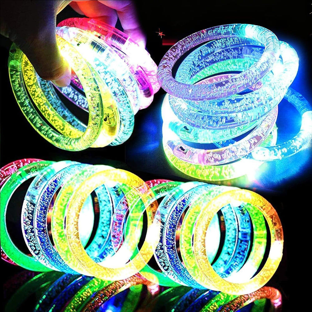 AMENON glow bracelets provide multicolor wearables for vibrant nighttime parties.