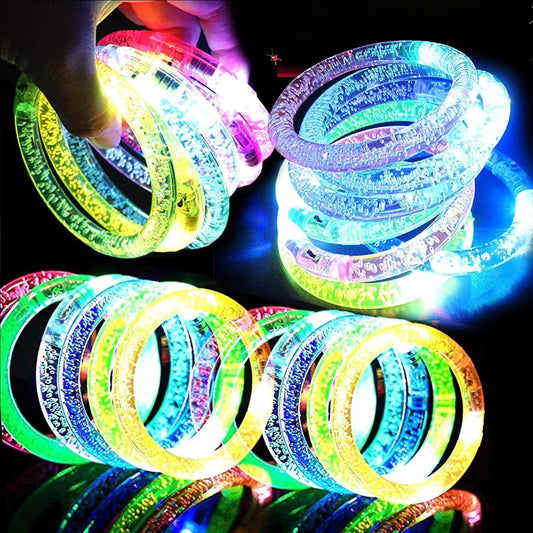 AMENON glow bracelets provide multicolor wearables for vibrant nighttime parties.