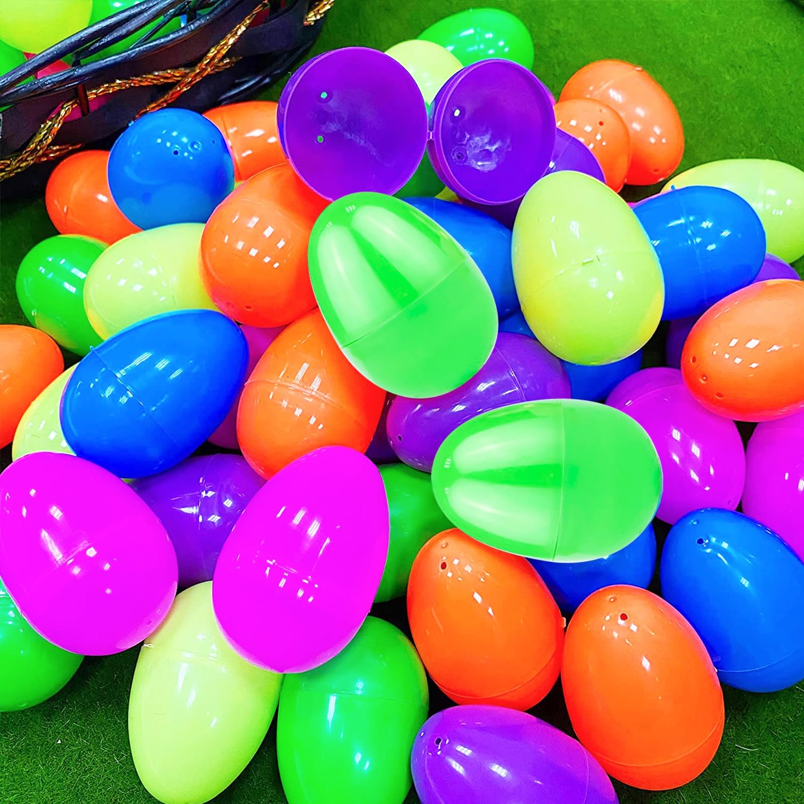 AMENON purple Easter egg with hinge design for secure use