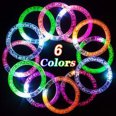 AMENON battery-powered bracelets offer long-lasting light for gatherings.