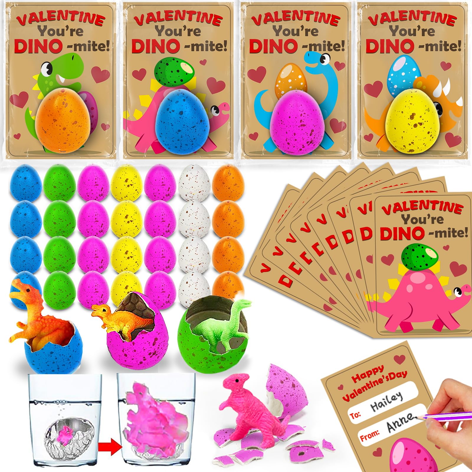 AMENON dinos grow over 1–2 days for continued play and surprise moments.