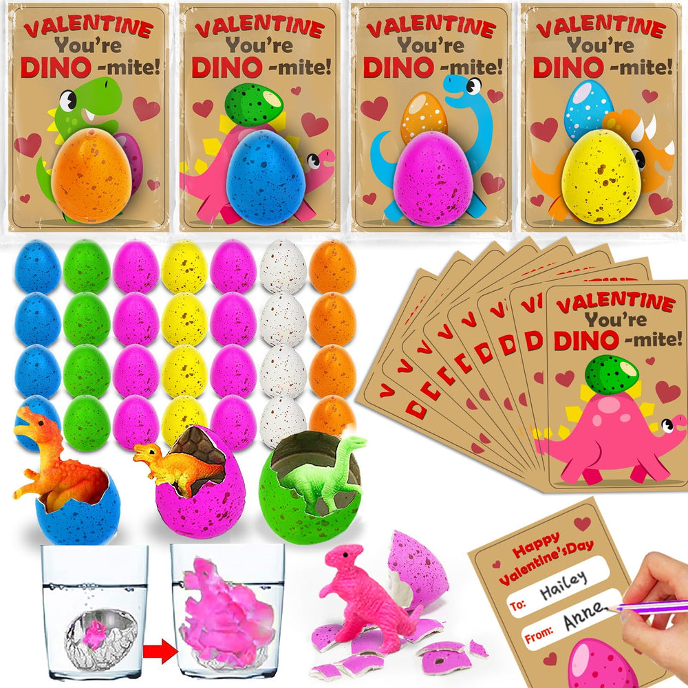 AMENON dinos grow over 1–2 days for continued play and surprise moments.