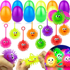 AMENON 12-pack Easter eggs filled with toys for festive baskets