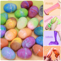 AMENON slime-filled eggs provide safe play for ages 3 and up.