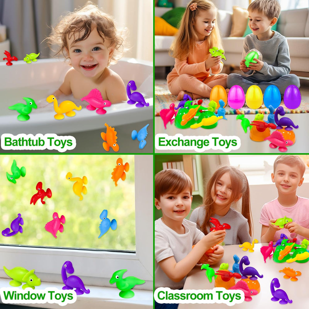 AMENON Easter eggs for kids with surprise dinosaur toys