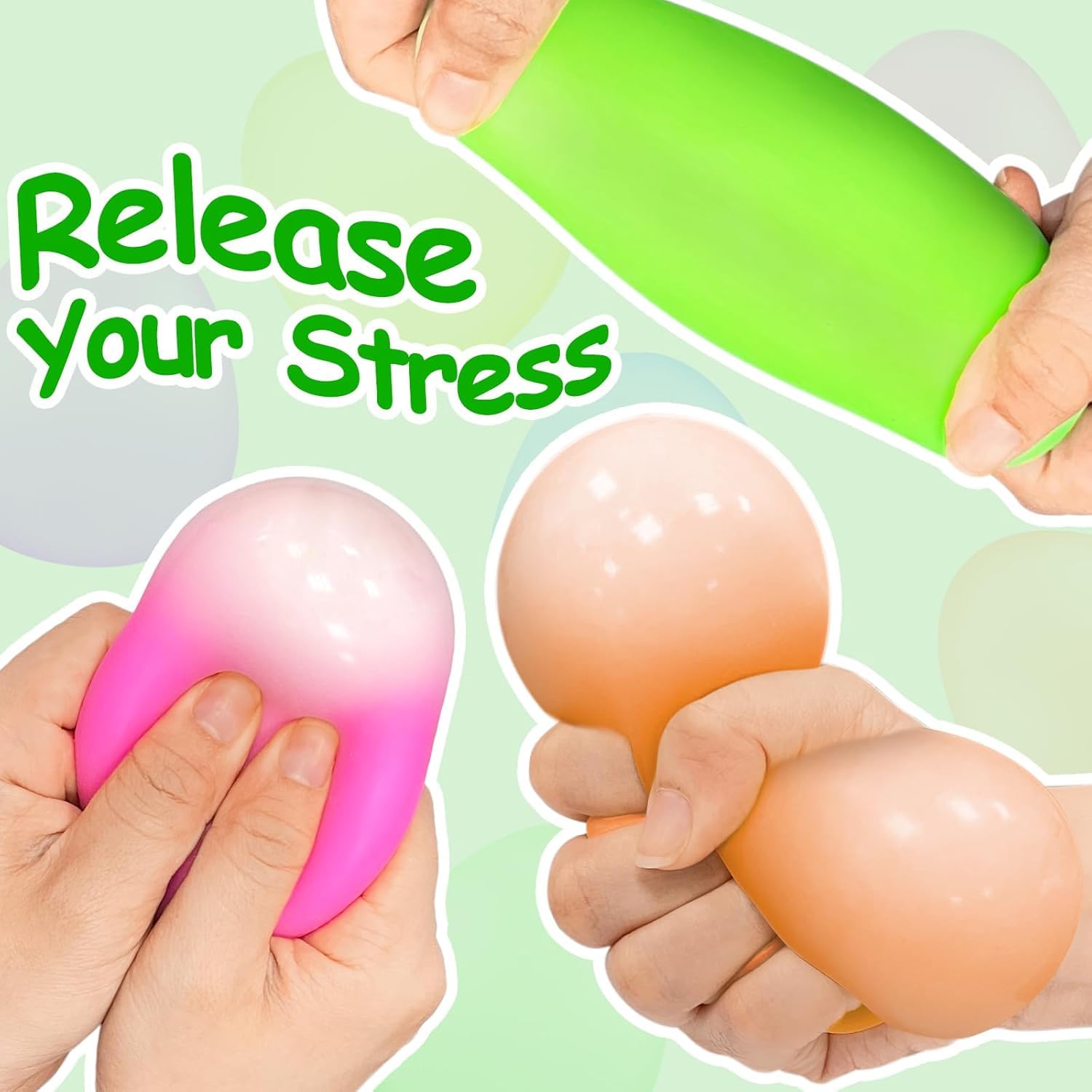 AMENON purple stress ball for kids' Easter activities and rewards