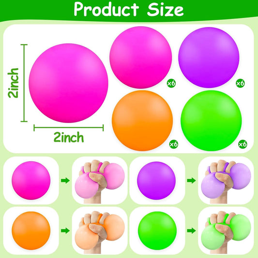 AMENON rose red stress ball for Easter eggs and sensory play