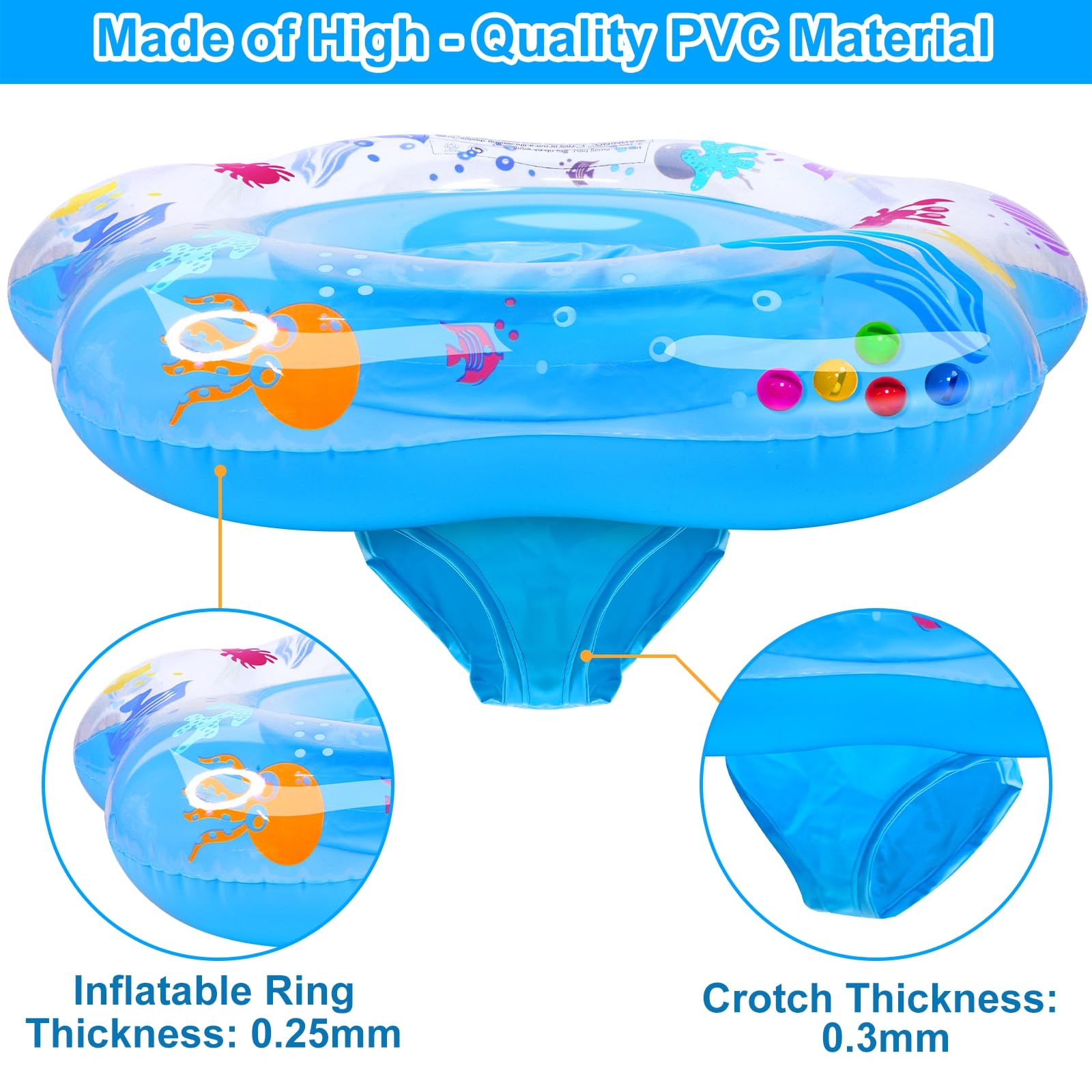AMENON ergonomic seat supports newborn to toddler comfort during water exploration.