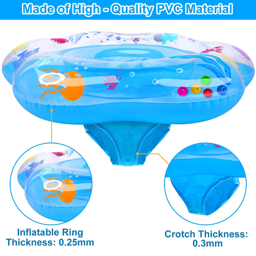AMENON ergonomic seat supports newborn to toddler comfort during water exploration.