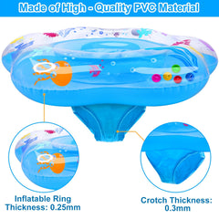 AMENON ergonomic seat supports newborn to toddler comfort during water exploration.