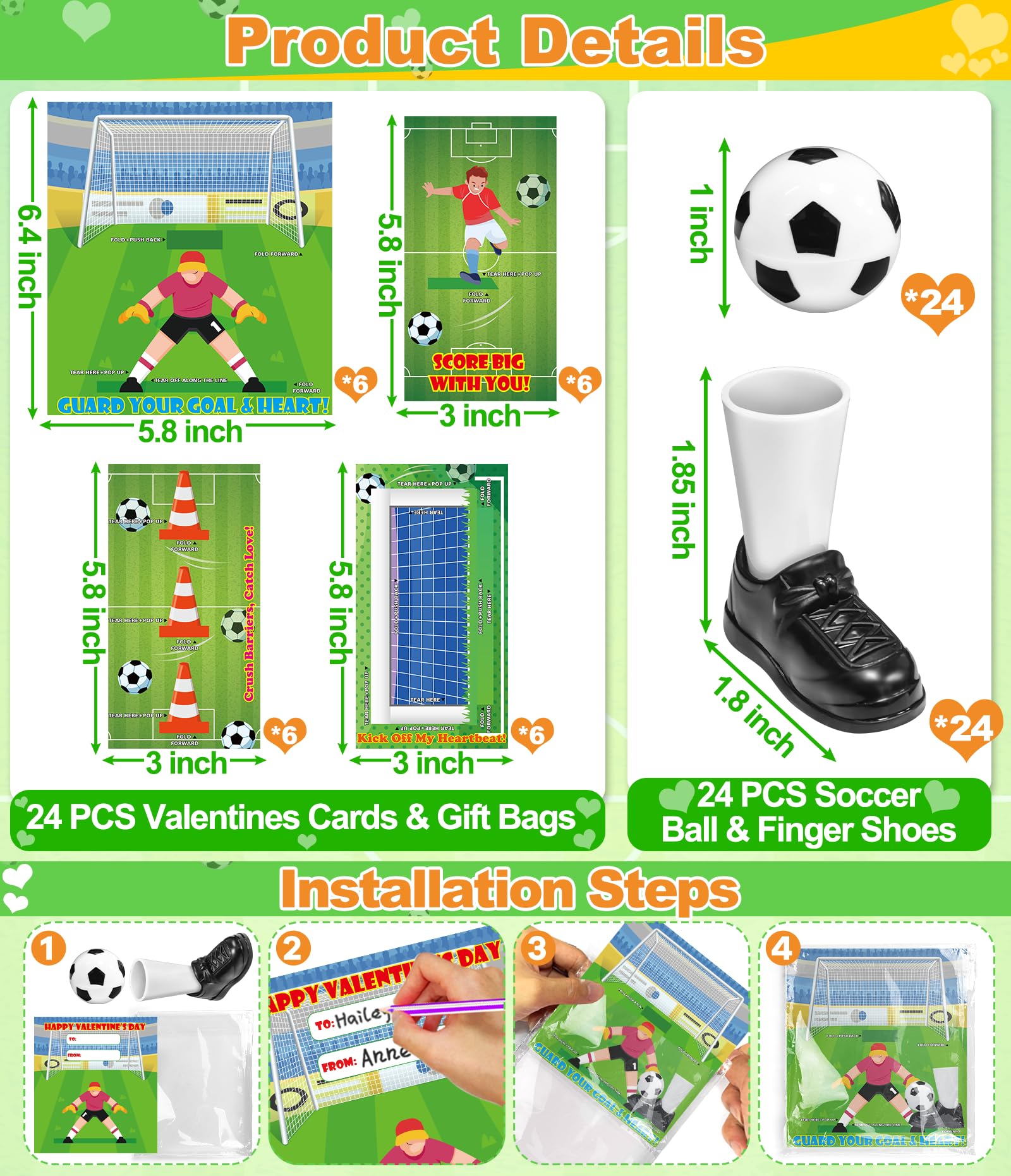 AMENON finger soccer shoes close-up on tiny fingers for interactive play.