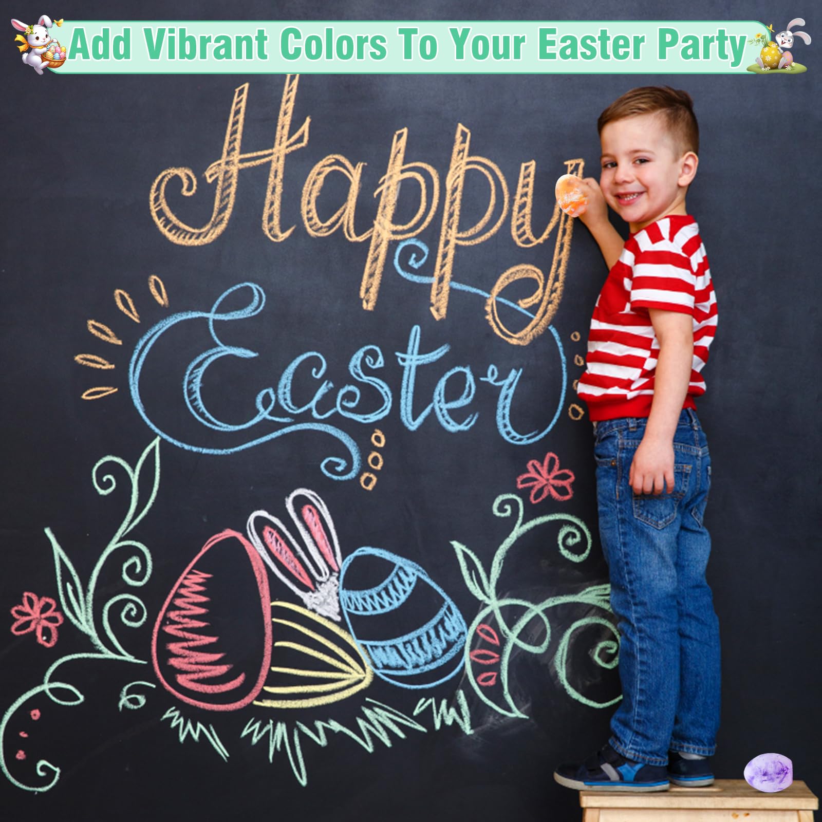 AMENON chalk eggs are safe for kids, non-toxic and washable